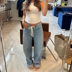 Citizens Of Humanity Light Blue Straight Leg Jeans